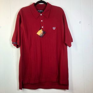 Chaps Ralph Lauren Polo Golf Short Sleeve Red New With Tags Shirt in Siz…